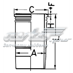 Гильза поршневая Kolbenschmidt 89380110 цена, от 68.18 USD