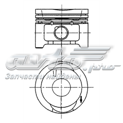 92 228 600 Kolbenschmidt pistão do kit para 1 cilindro, std