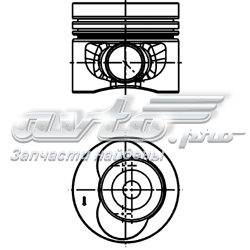 Поршня, 1-й ремонт (+0,25) 40683610 KOLBENSCHMIDT