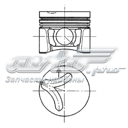 Купить 0826202 Mahle Original Поршень в сборе