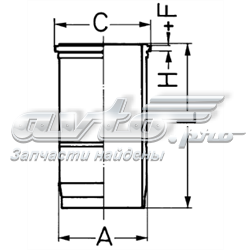 Гільза циліндра 89886110 KOLBENSCHMIDT
