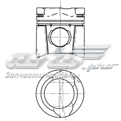 Поршень на 1 цилиндр 94394600 Kolbenschmidt