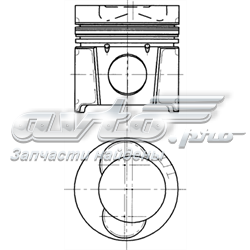 Поршень на 1 цилиндр 94416600 Kolbenschmidt