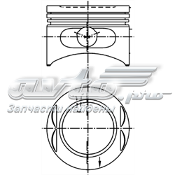 Поршень на 1 цилиндр PN54010 Autowelt