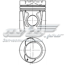 Поршень на 1 цилиндр 94446600 Kolbenschmidt