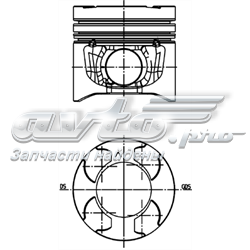 Поршень в зборі 40272620 KOLBENSCHMIDT