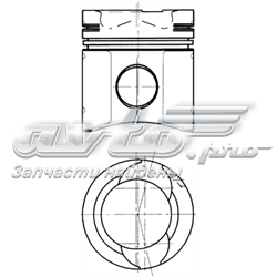 90578600 Kolbenschmidt pistão do kit para 1 cilindro, std