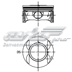 Поршень в зборі 40027710 KOLBENSCHMIDT