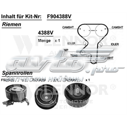 F904388V Flennor correia do mecanismo de distribuição de gás, kit