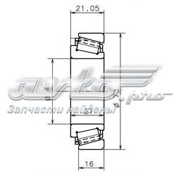 Подшипник КПП 55180130 Fiat/Alfa/Lancia