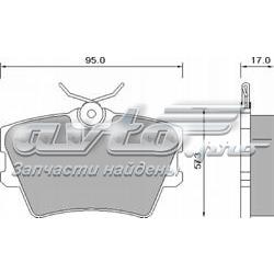 Купить 646881 Fomar Roulunds Колодки тормозные задние, дисковые