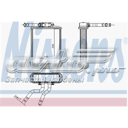 Radiador de forno (de aquecedor) para Mercedes ML/GLE (W163)