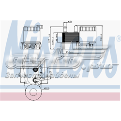 Корпус масляного фільтра 90696 NISSENS