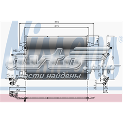 Конденсер 94207 NISSENS