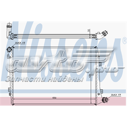 Радіатор 65291A NISSENS