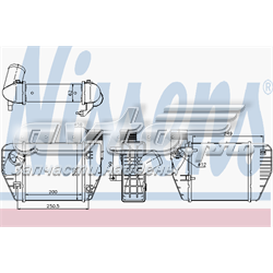 96544 Nissens radiador de intercooler