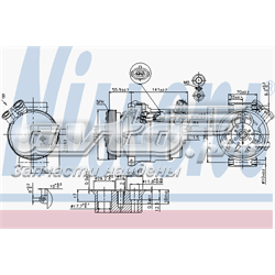 89308 Nissens compressor de aparelho de ar condicionado