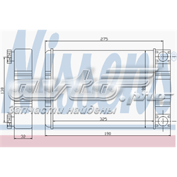 Радіатор опалювача салону 72028 NISSENS
