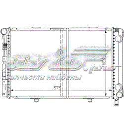 Radiador de esfriamento de motor 62671 Nissens