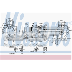 890144 Nissens compressor de aparelho de ar condicionado