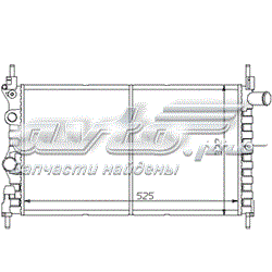 Радиатор 63050 Nissens