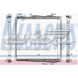 67290 Nissens radiador de esfriamento de motor