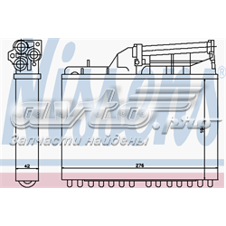 Радіатор пічки (обігрівача) 70502 NISSENS