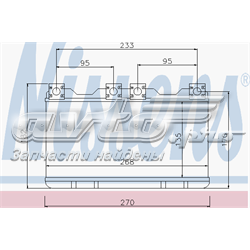Теплообмінник 70515 NISSENS