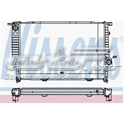 Радіатор системи охолодження двигуна 60693A NISSENS
