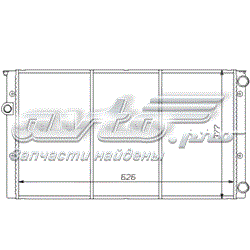 65247 Nissens radiador de esfriamento de motor