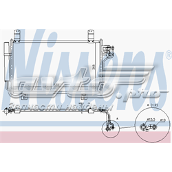 940326 Nissens radiador de aparelho de ar condicionado