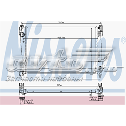 61919 Nissens radiador de esfriamento de motor