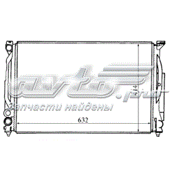 Радіатор 60489 NISSENS