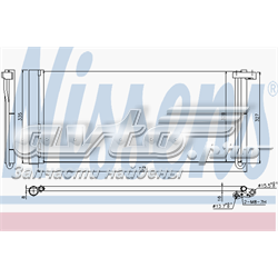 74005083 VAN Wezel radiador de aparelho de ar condicionado