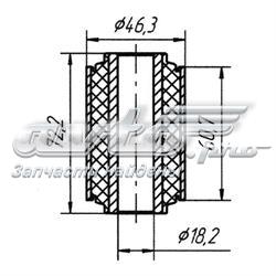 Передний сайлентблок задней рессоры DP Group B558