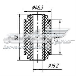 Сайлентблок задней рессоры задний 1556084S Formpart/Otoform