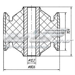 Сайлентблок заднего подрамника Metgum 1315 цена, от 10.93 USD