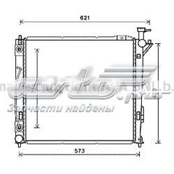 HY2339 AVA radiador de esfriamento de motor