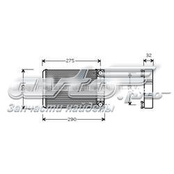 Радіатор пічки (обігрівача) MSA6312 AVA