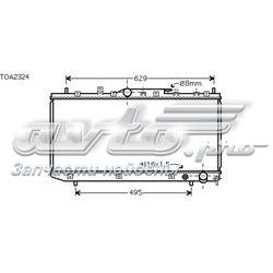 Радіатор основний TOA2324 AVA