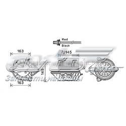 RT 8583 AVA motor de ventilador de forno (de aquecedor de salão)