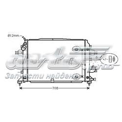Радиатор OLA2460 AVA