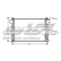 MSA2308 AVA radiador de esfriamento de motor