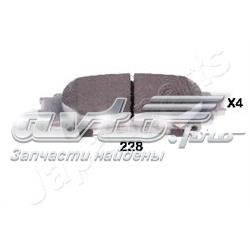 PP-228AF Japan Parts sapatas do freio traseiras de disco