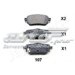 PP107AF Japan Parts sapatas do freio traseiras de disco