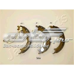Колодки ручника / стоянкового гальма GFW04AF JAPANPARTS