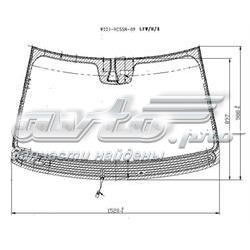 Стекло ветровое маз