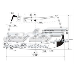 Лобовое стекло 1412D12 XYG