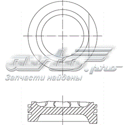 PN51050 Autowelt поршень в комплекте на 1 цилиндр, std