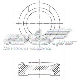 Поршень на 1 цилиндр PN51060 Autowelt